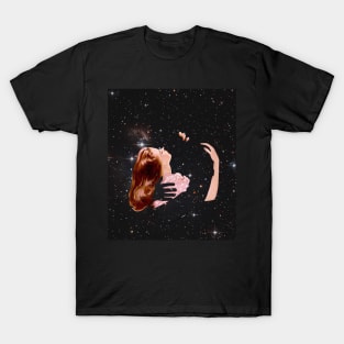 spacial love collage art T-Shirt